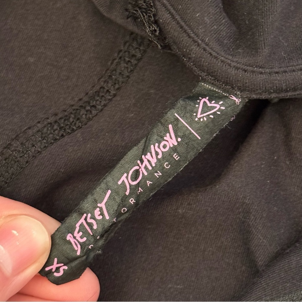 Betsey Johnson Black Performance Sport Jacket with Gold Accent Women’s Size XS - Picture 8 of 12